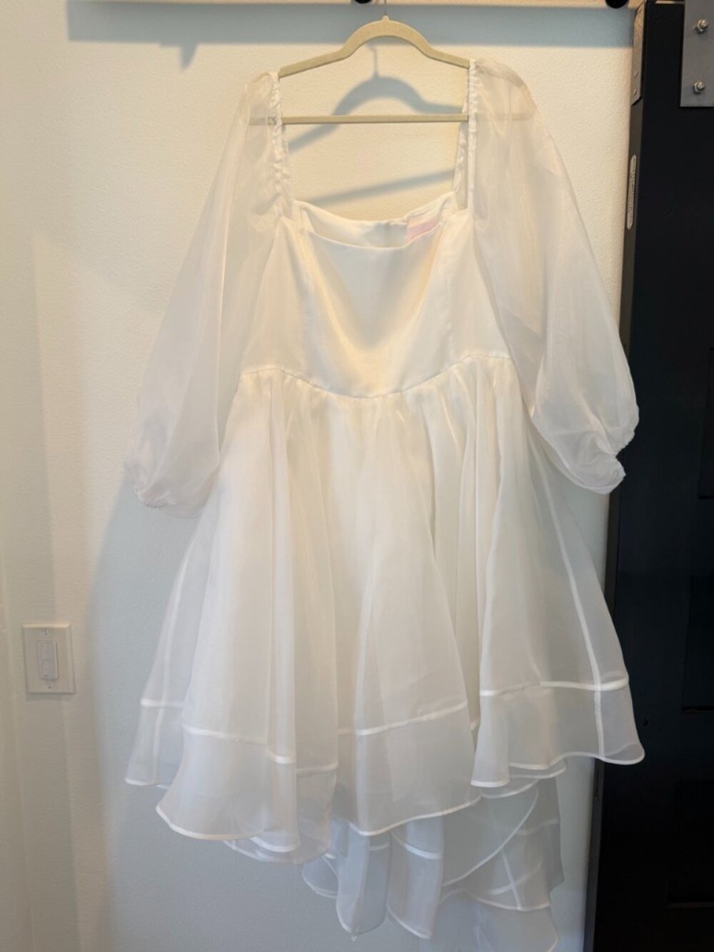Selkie The Ivory Angel Mini Bustle Dress | Size 2X | Worn Once | Originally $399